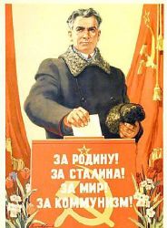 Za ojczyznę, za Stalina, za pokój, za komunizm!