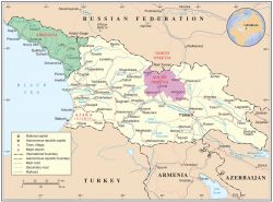 Mapa Ogolna Gruzji