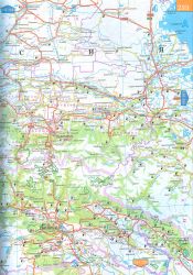 Drogowa mapa Gruzji