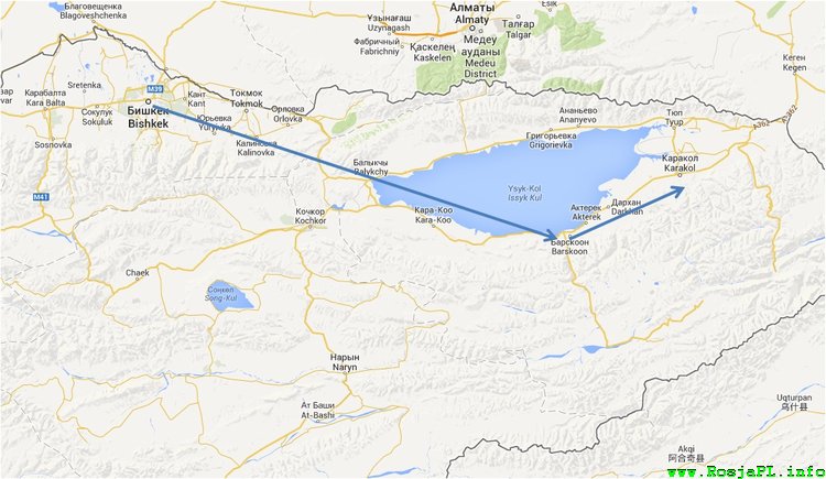 kirgistan trasa do Karakol