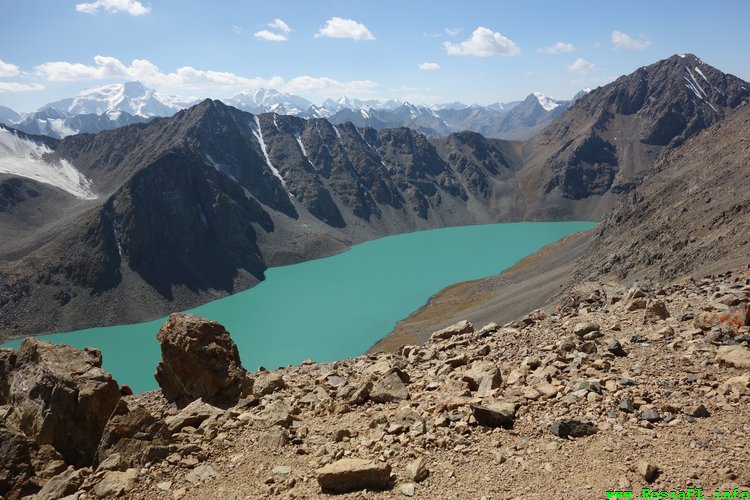 kirgistan ala kul jezioro