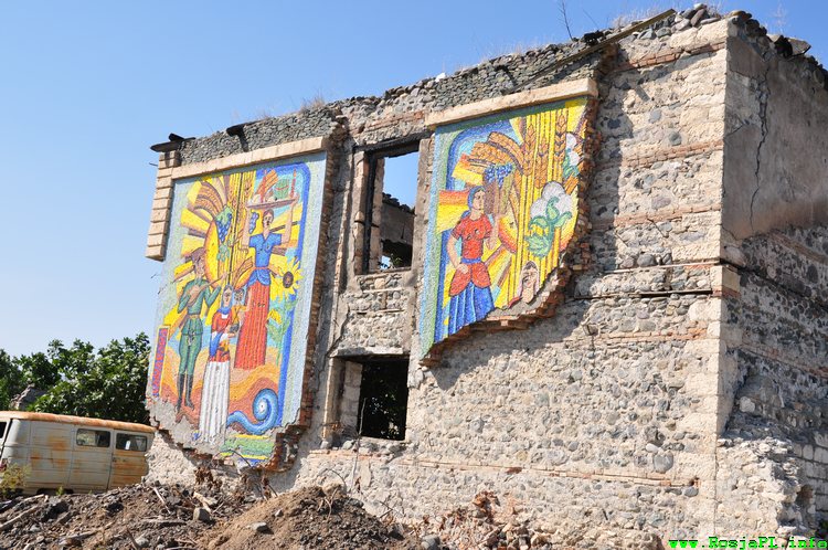 armenia agdam ruiny domu